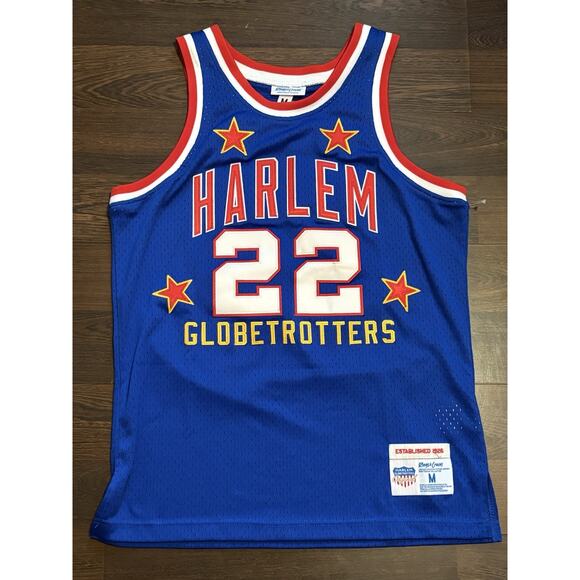 HARLEM GLOBETROTTERS (CURLEY NEAL #22) RINGS & CRWNS CLASSIC JERSEY (LRG) Medium - Picture 1 of 11